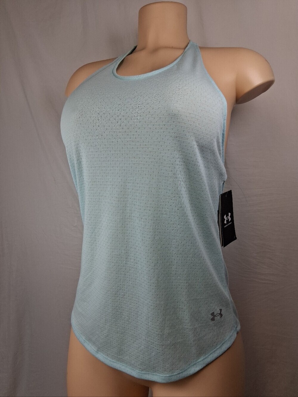 Under Armour Light Blue Performance Halter Tank - Picture 5 of 17